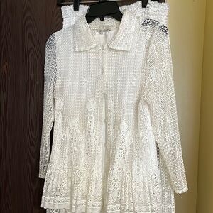 White Long Sleeve Dress